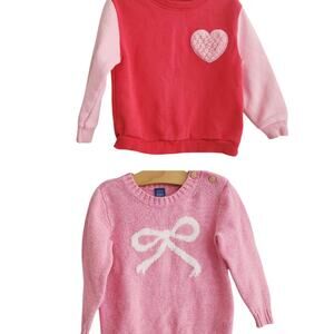 18-24M Bundle Old Navy heart and bow tops
